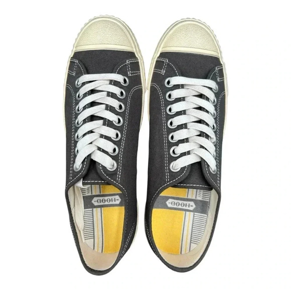 🆕Hood Rockets Black Canvas Men's Sneakers - Picture 3 of 9